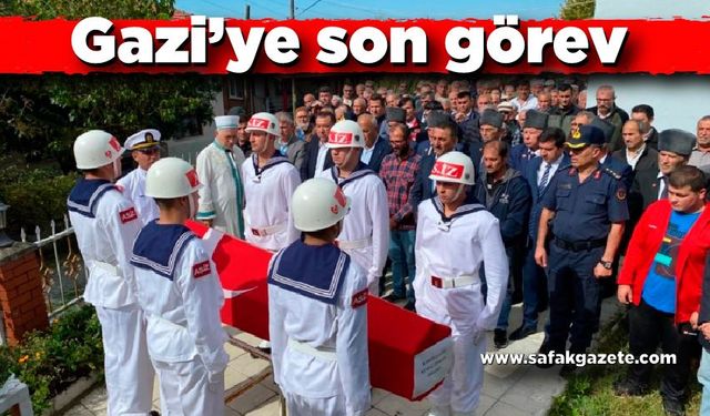 Kıbrıs Gazisi Kemal Porsuk son yolculuğuna uğurlandı