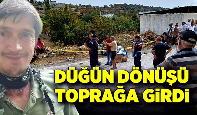 Düğün dönüşü toprağa girdi!