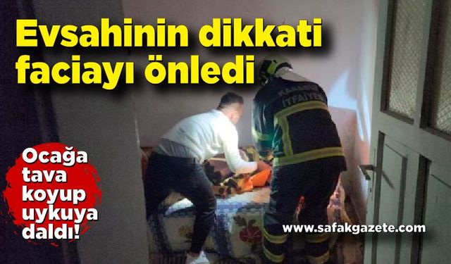 Ev sahibinin dikkati, yaşlı çifti ölümden kurtardı