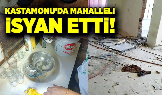 Kastamonu’da mahalleli isyan etti!