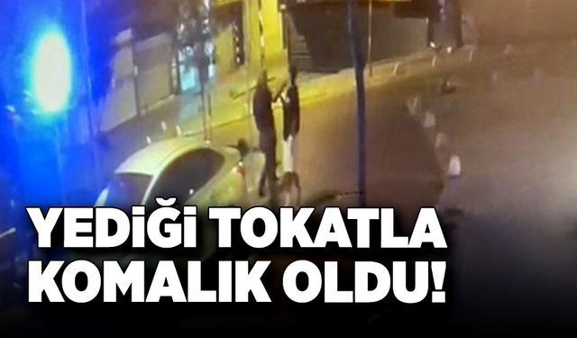 Yediği tokatla komalık oldu!