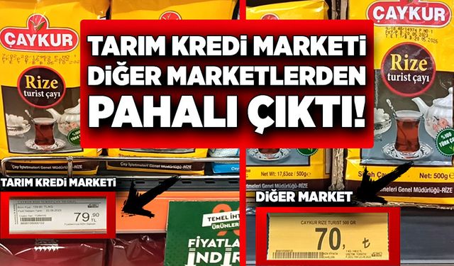 Tarım Kredi Kooperatifi marketleri, diğer marketlerden pahalı çıktı