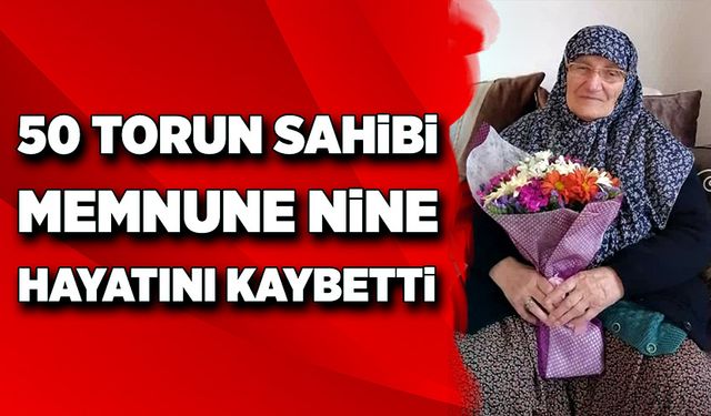 50 torun sahibi Memnune nine hayatını kaybetti