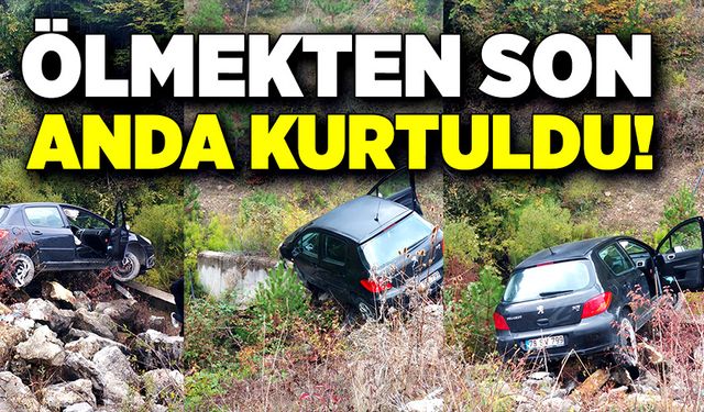 Ölmekten son anda kurtuldu!