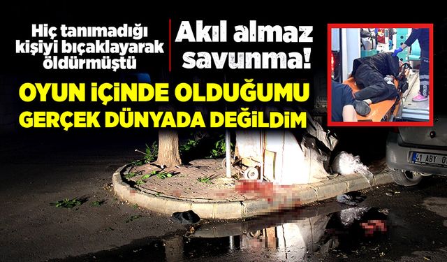 Oyun içinde olduğunu zannedip öldürmüş!