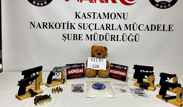 Kastamonu'da ayı içinde rekor seviyede uyuşturucu ele geçirildi