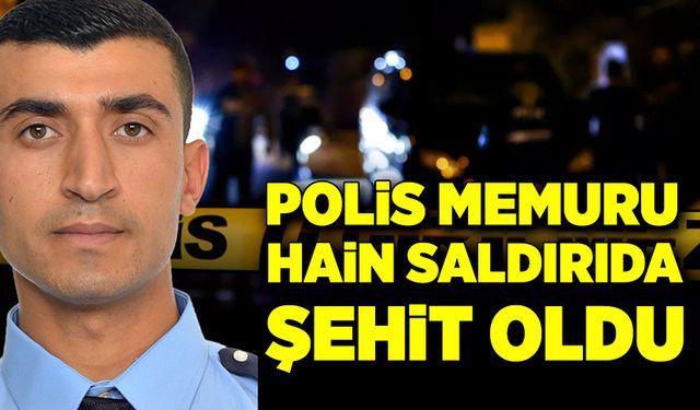 Polis memuru Cihat Ermiş, hain saldırıda şehit oldu!