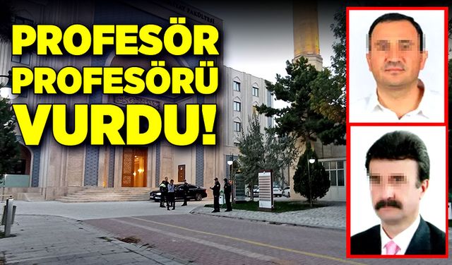 Üniversitede profesör, profesörü vurdu!