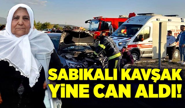 Sabıkalı kavşak yine can aldı!