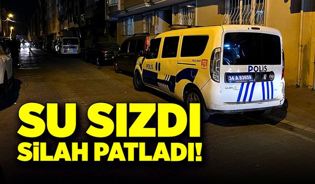 Su sızdı silah patladı!