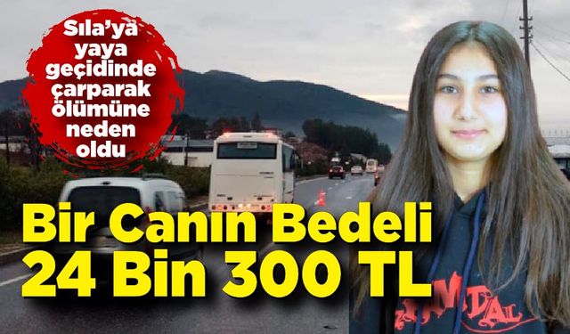 Yaya geçidinde Sıla'ya çarparak öldürdü; Sanık 24 bin 300 TL ceza ile tahliye oldu