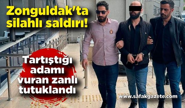 Zonguldak'ta silahlı saldırı! Husumetlisini vuran adam tutuklandı