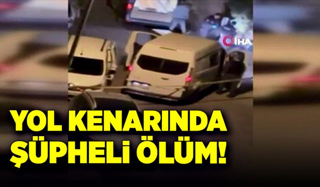 Yol kenarında şüpheli ölüm!