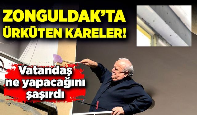 Zonguldak’ta ürküten kareler! Vatandaş ne yapacağını şaşırdı!