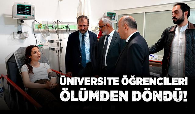 Karabük üniversitesi öğrencileri trafik kazasında yaralandı