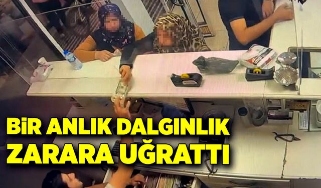 Bir anlık dalgınlık zarara uğrattı