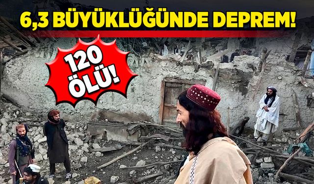 6,3 büyüklüğünde deprem! 120 Ölü!