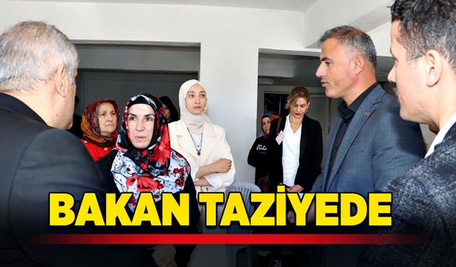 Bakan taziyede