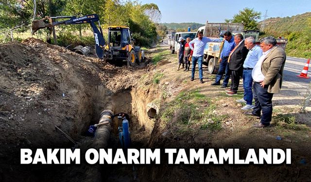 Bakım onarım tamamlandı