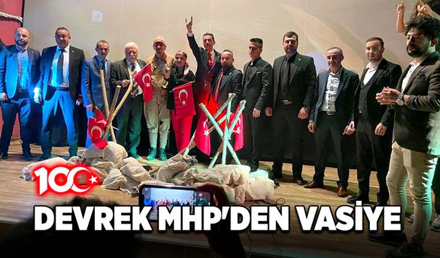 Devrek MHP'den 'Vasiye'