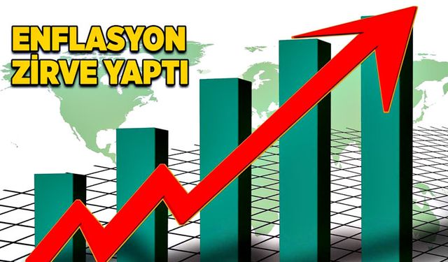 Enflasyon zirve yaptı