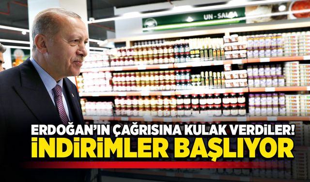 Erdoğan’ın çağrısına kulak verdiler! İndirimler başlıyor