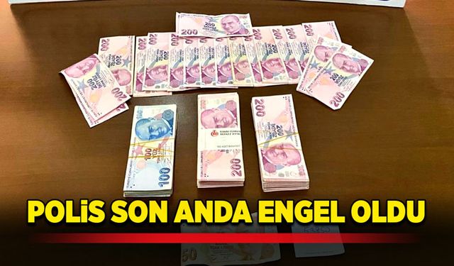 Polis son anda engel oldu!