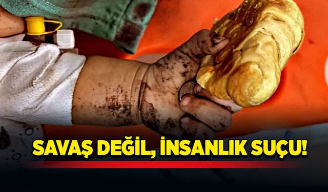 Savaş değil, insanlık suçu!