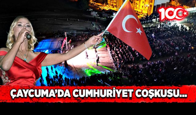 Çaycuma’da Cumhuriyet coşkusu…