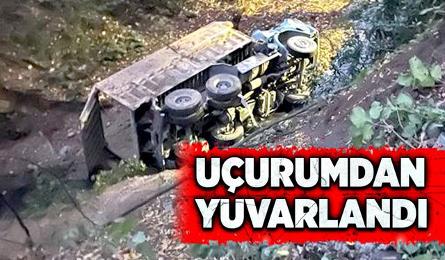 Uçurumdan yuvarlandı!