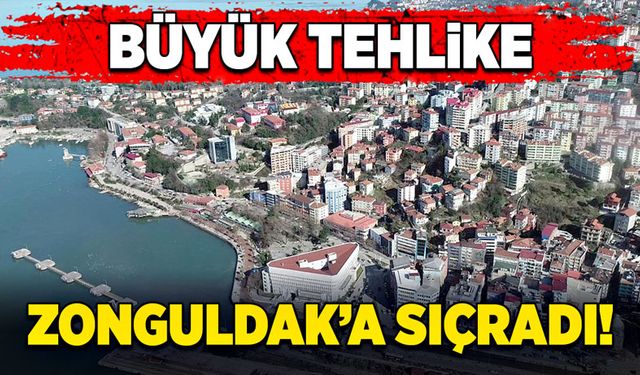 Büyük tehlike  Zonguldak’a sıçradı!