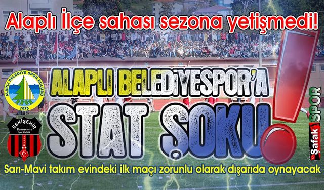 İç sahadaki ilk maçı deplasmanda oynayacaklar... Alaplı Belediyespor'dan stat tepkisi!