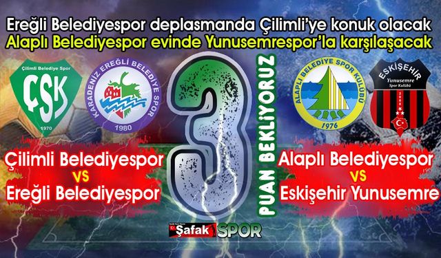 Ereğli Belediyespor’a Tekirdağ, Alaplı Belediyespor’a İstanbul bölgesi hakemi atandı!