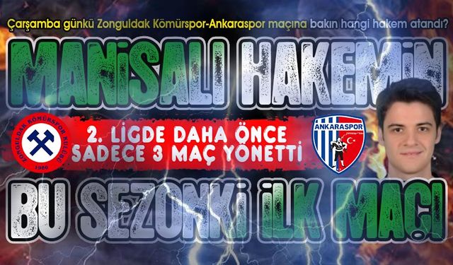 7 Mayıs’tan bu tarafa maçı yok! Zonguldak’ta bu sezonun ilk maçını yönetecek