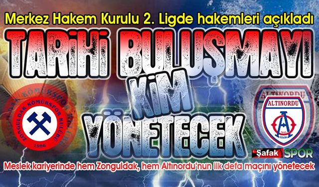 Zonguldak Kömürspor-Altınordu maçı için Bingöl’den gelecek!