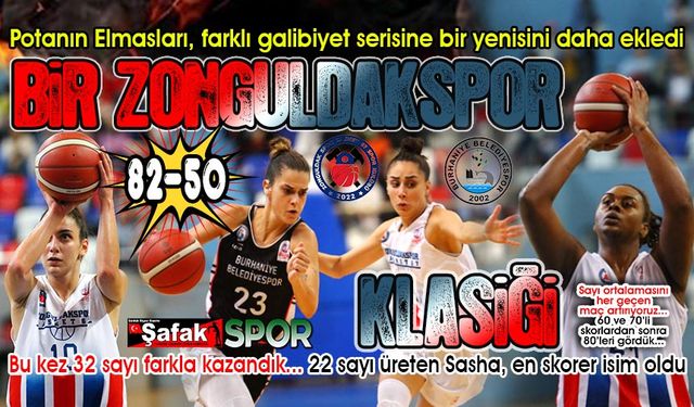 Potanın Elmasları rakip tanımıyor... Burhaniye engelini de kolay geçtik: 82-50