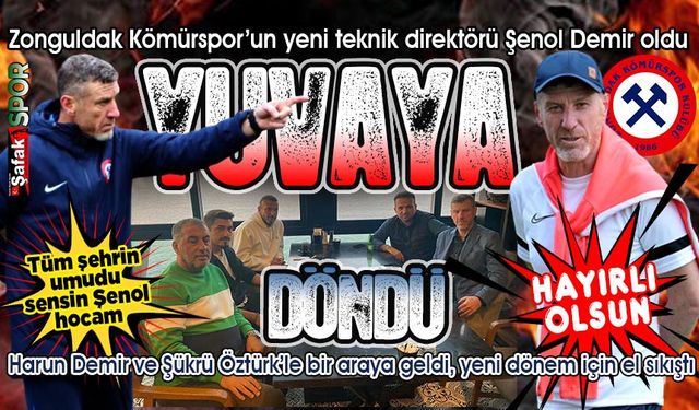 Zonguldak Kömürspor’da Şenol Demir dönemi... Nerede kalmıştık!