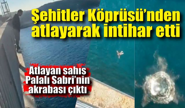 15 Temmuz Şehitler Köprüsü’nde korkunç olay! Kendini denize bıraktı