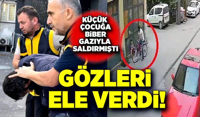 Küçük çocuğa biber gazıyla saldırmıştı! O saldırgan yakalandı!