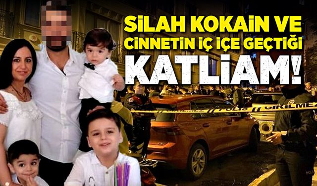 Silah, kokain ve cinnetin iç içe geçtiği katliam