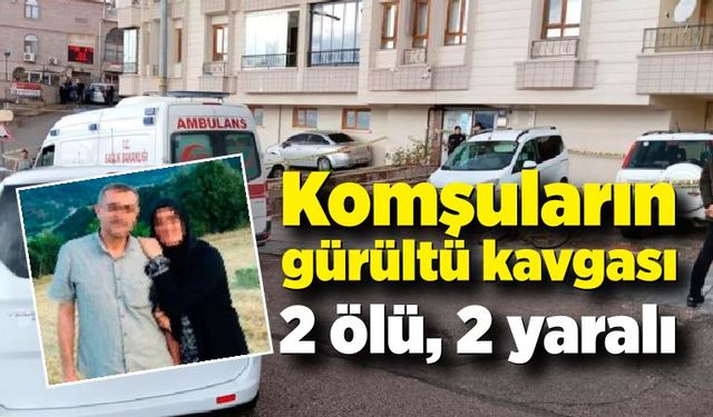 Komşuların gürültü kavgası; 2 ölü, 2 yaralı