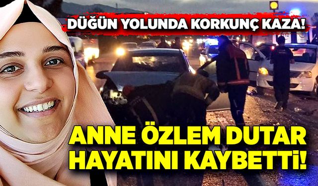 Düğün yolunda korkunç kaza! 1 ölü, 2’si çocuk 6 yaralı!