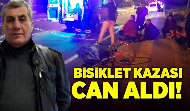 Bisiklet kazası, can aldı!