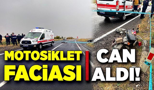 Motosiklet faciası can aldı!