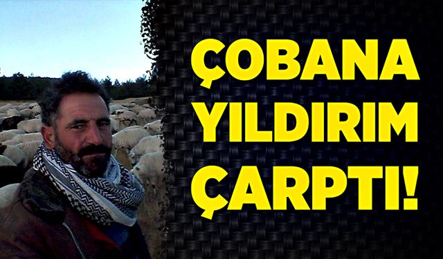 Yıldırımın çarptığı çoban, hayatını kaybetti!