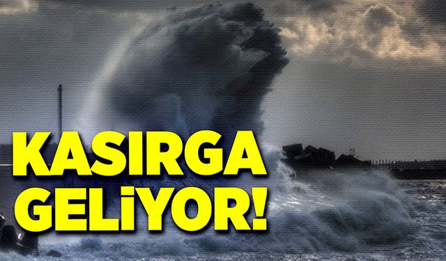 Düzce dikkat! Kasırga geliyor!