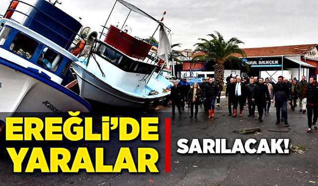 Ereğli'de yaralar sarılacak!