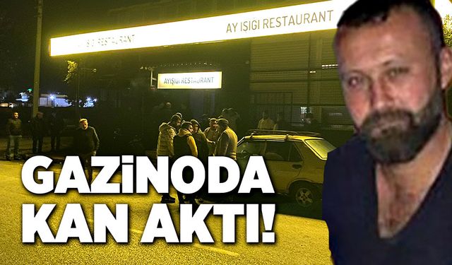 Gazinoda kan aktı!