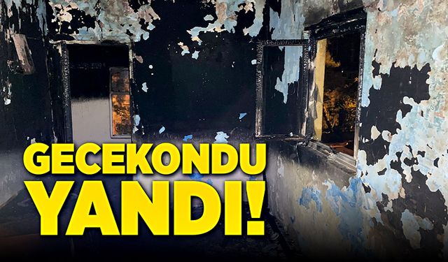 Gecekondu alevlere teslim oldu! 1 ölü!