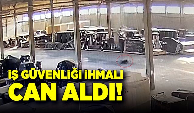 İş güvenliği ihmali işçiyi ölüme götürdü!